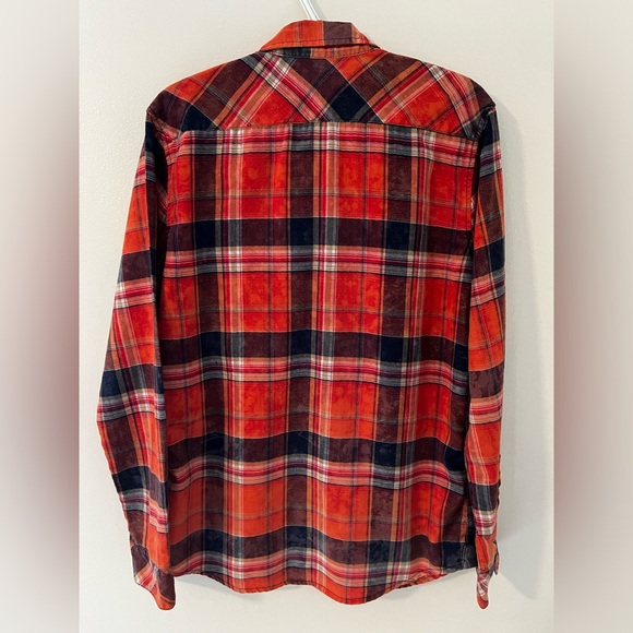 Departwest Mens Plaid Button Down Shirt - Picture 4 of 10